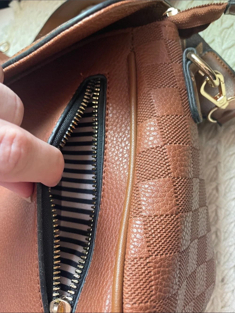 JOLENE COUTURE QUILTED SATCHEL